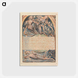 アートポストカード-Jerusalem, Plate 57, "And the voices of Bath" - ウィリアム ブレイク Postcard.