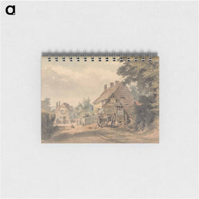 アートメモ帳-A Street in a Country Village - ウィリアム ヘンリー ハント Memo.
