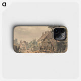 A Street in a Country Village - ウィリアム ヘンリー ハント Phone Case.