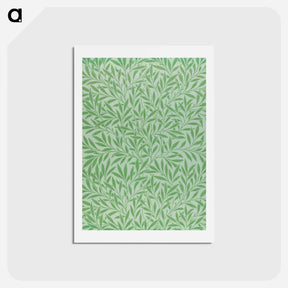アートポストカード-William Morris's Willow - ウィリアム モリス Postcard.