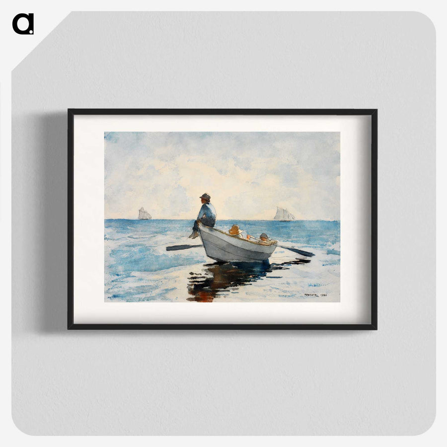 ウィンスロー・ホーマーのアートポスター・パネル｜artgraph.『ドリー舟の少年たち（Boys in a Dory）』
