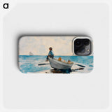 Boys in a Dory - Winslow Homer Phone Case.