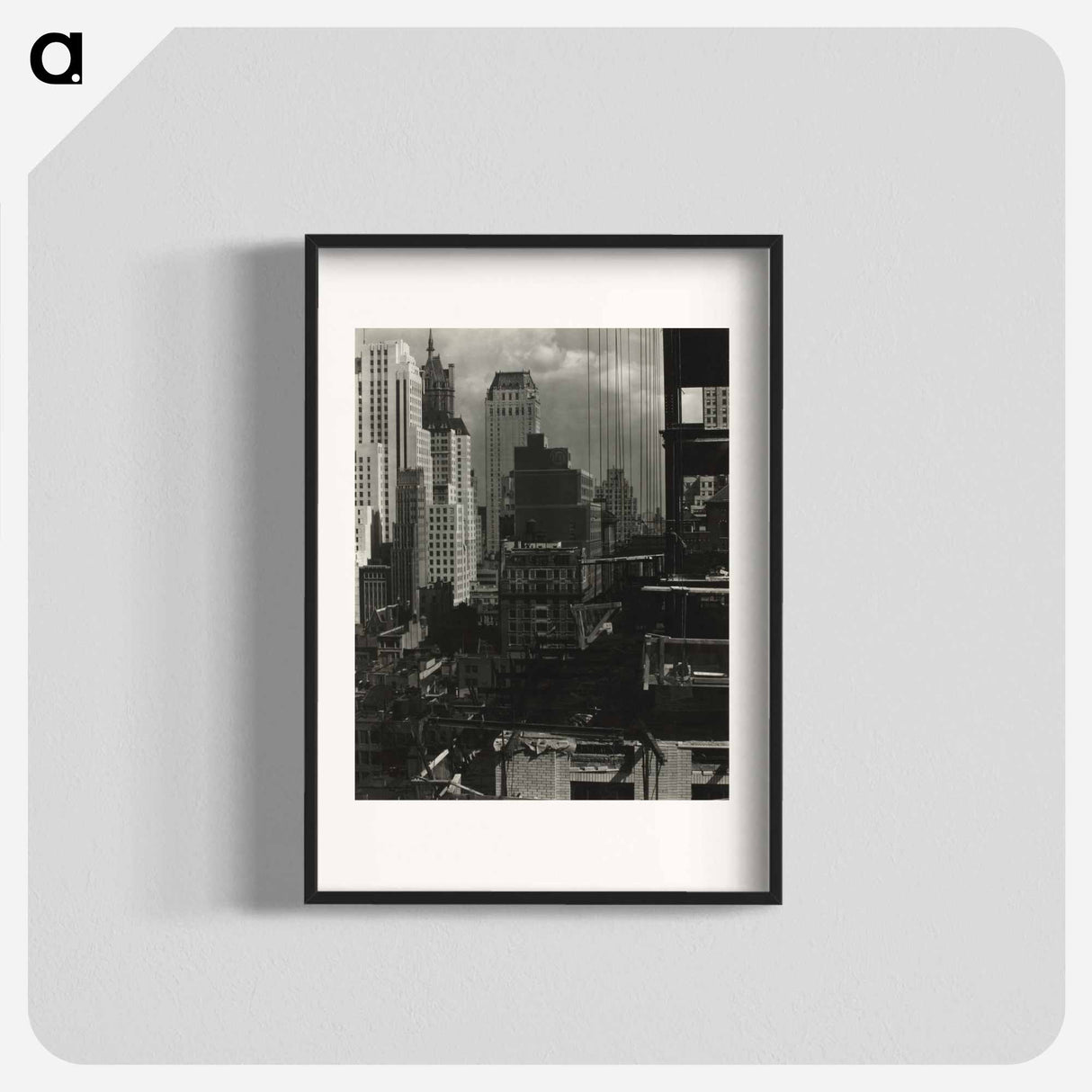 From the Back–Window 291 - アルフレッド スティーグリッツ Poster.