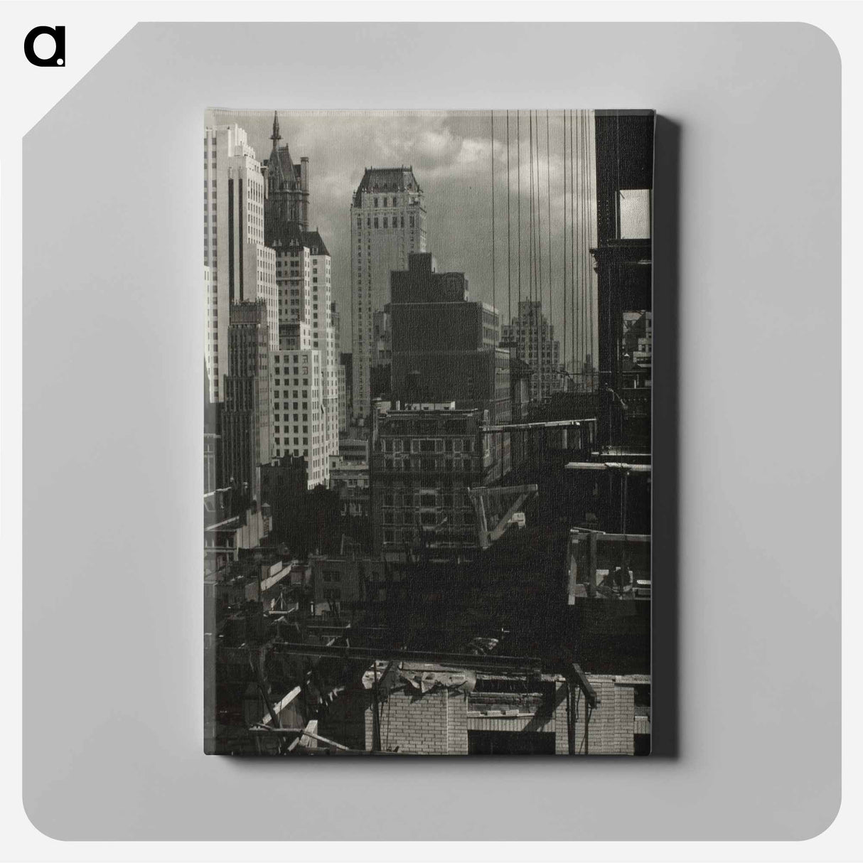 From the Back–Window 291 - アルフレッド スティーグリッツ Canvas.