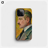 Portrait of artist Magnus Enckell - アルフレッド ウィリアム フィンチ Phone Case.
