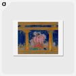 アートポストカード-Study for Scene in the Daughter of Heaven, Santa Fe - 不思議の国のアリス Postcard.