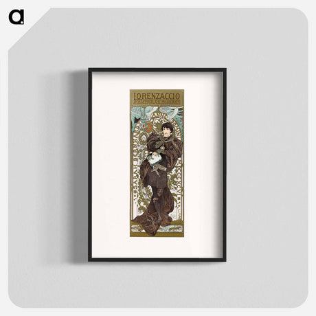 アートポスター-Lorenzaccio - アルフォンス ミュシャ Poster.