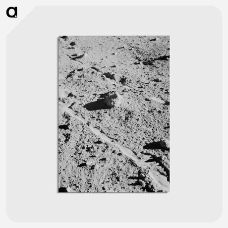 アートポストカード-Apollo 14 Lunar Landing Mission - アポロ月面着陸 Postcard.