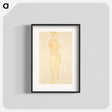 アートポスター-Nude Standing, Side View - オーギュスト ロダン Poster.