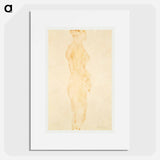 Nude Standing, Side View - オーギュスト ロダン Poster.