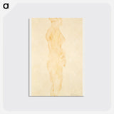 Nude Standing, Side View - オーギュスト ロダン Postcard.