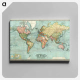 アートパネル-Bartholomew's World Chart
 - ボストン公共図書館 Canvas.