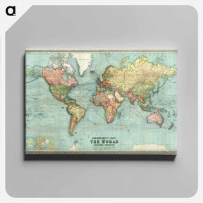 アートパネル-Bartholomew's World Chart
 - ボストン公共図書館 Canvas.