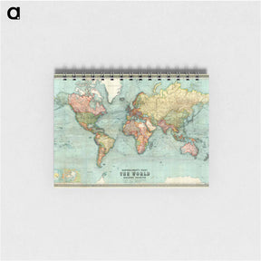 アートメモ帳-Bartholomew's World Chart
 - ボストン公共図書館 Memo.