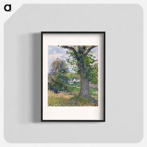 アートポスター-Chestnut trees in Osny - カミーユ ピサロ Poster.