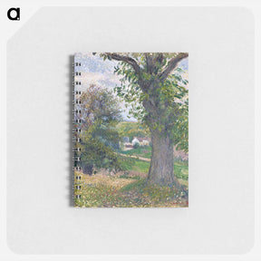 アートメモ帳-Chestnut trees in Osny - カミーユ ピサロ Memo.