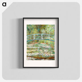アートポスター-Bridge over a Pond of Water Lilies - クロード モネ Poster.