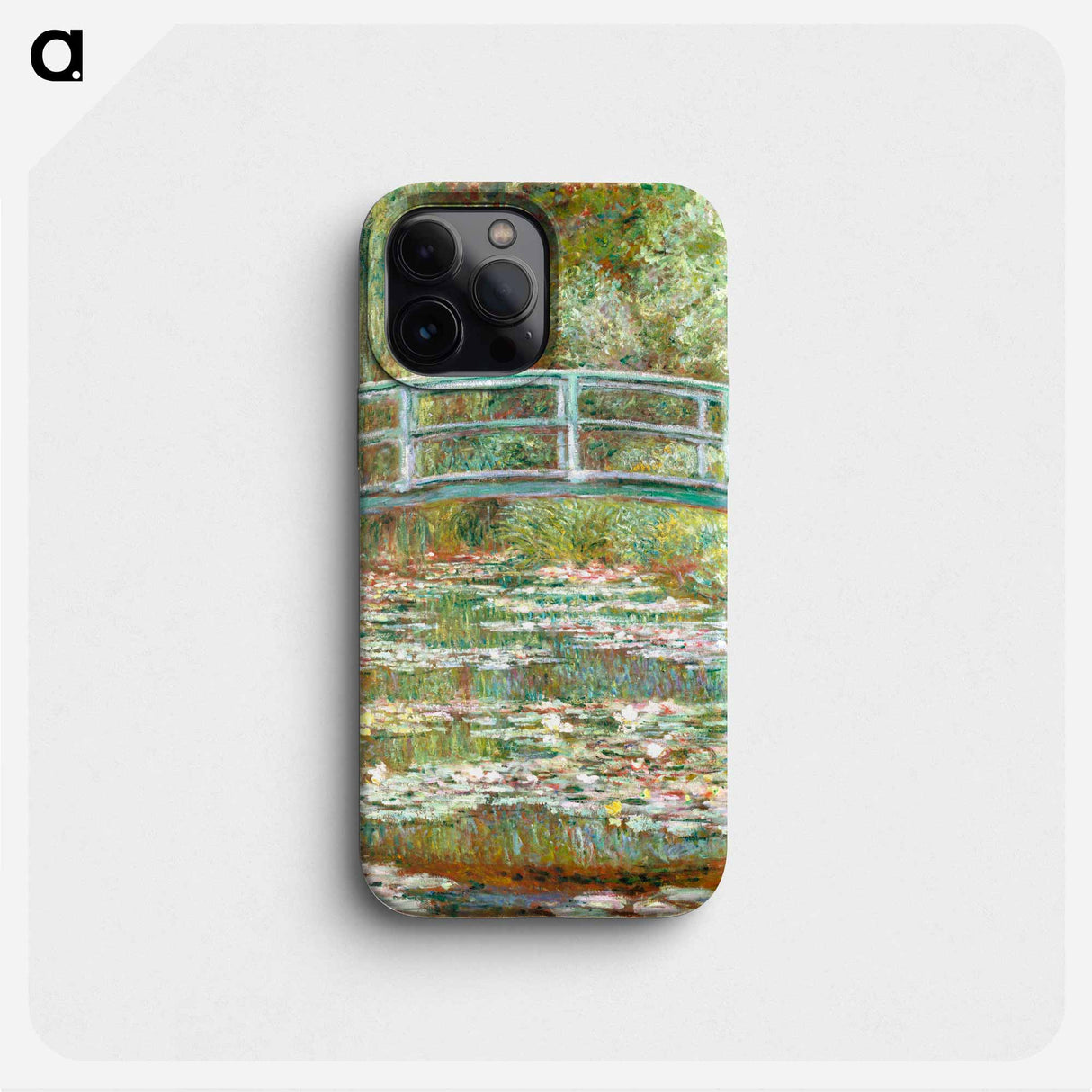 Bridge over a Pond of Water Lilies - Claude Monet Phone Case.