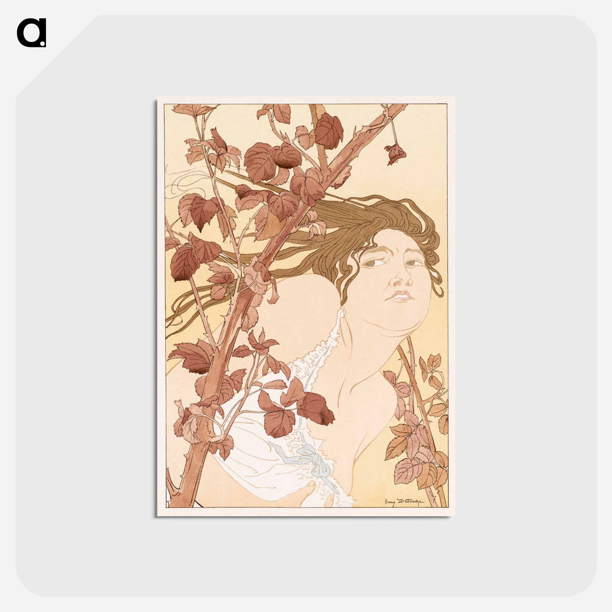 アートポストカード-In the Brambles
 - クリーブランド美術館 Postcard.