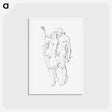 アートポストカード-Adam and Eve
 - コルネリス プロース ファン アムステル Postcard.