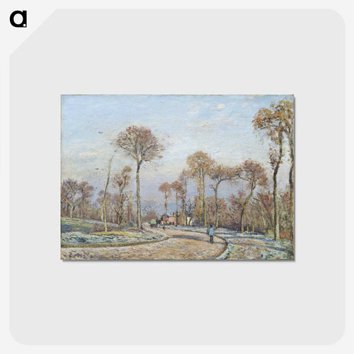 ルーヴシエンヌのヴェルサイユへの道 - ダラス美術館 Postcard.