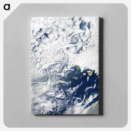 アートパネル-Cloud Vortices off Madeira and Canary Islands
 - 上空からの地球 Canvas.