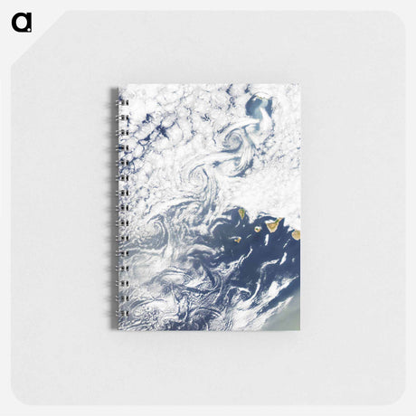 アートメモ帳-Cloud Vortices off Madeira and Canary Islands
 - 上空からの地球 Memo.