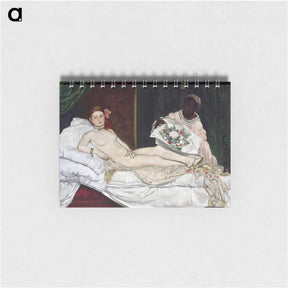 アートメモ帳-Olympia - エドゥアール マネ Memo.