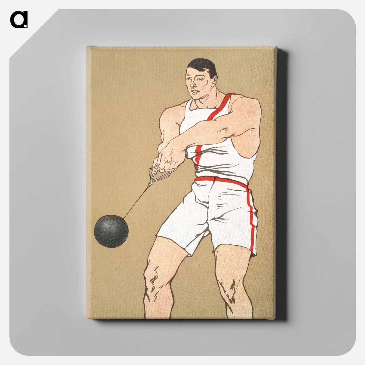 アートパネル-Hammer Throw - エドワード ペンフィールド Canvas.