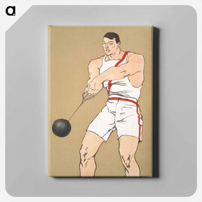 アートパネル-Hammer Throw - エドワード ペンフィールド Canvas.