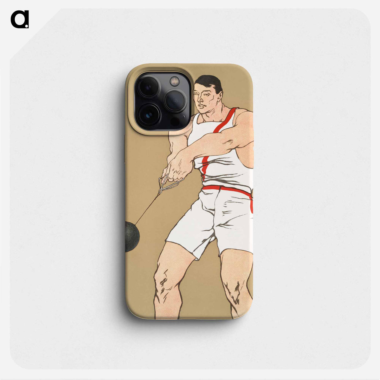 Hammer Throw - Edward Penfield Phone Case.