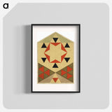 Geometrische Studie - エゴン シーレ Poster.