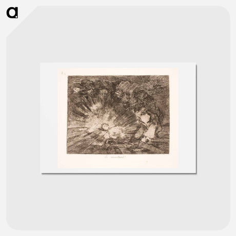 アートポストカード-Will it be resurrected? - フランシスコ デ ゴヤ Postcard.