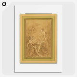 Venus Commanding Vulcan to Make Arms for Aeneas - フランソワ ブーシェ Poster.