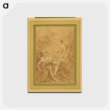 アートポストカード-Venus Commanding Vulcan to Make Arms for Aeneas - フランソワ ブーシェ Postcard.