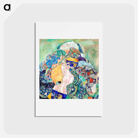 アートポストカード-Baby (Cradle) - グスタフ クリムト Postcard.