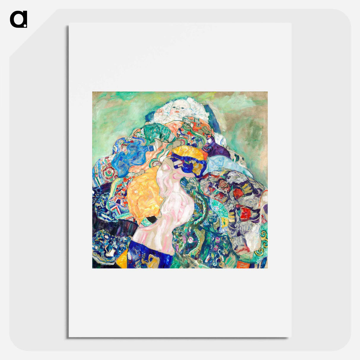 Baby (Cradle) - Gustav Klimt Poster.