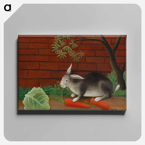 The Rabbit's Meal - Henri Rousseau Canvas.