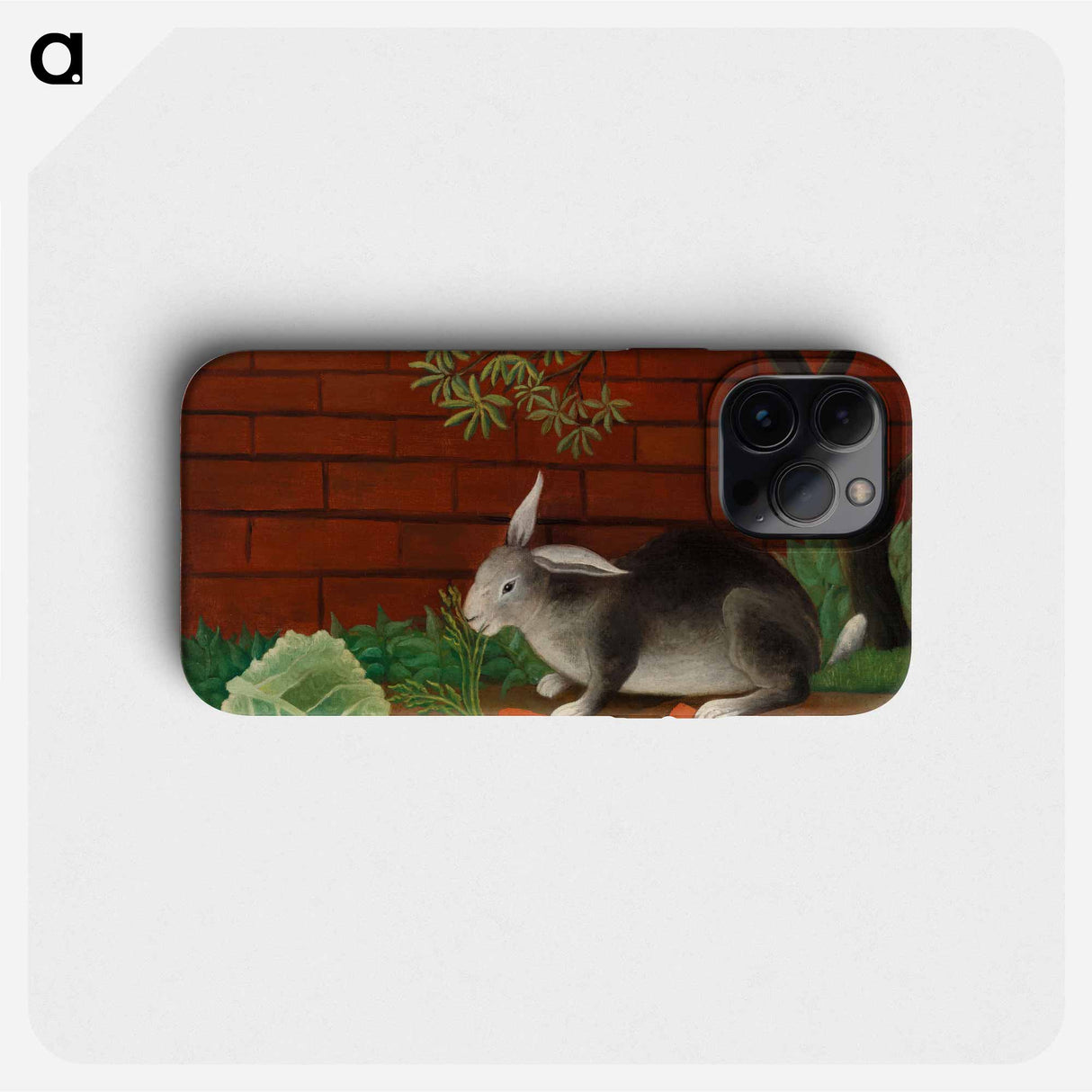 The Rabbit's Meal - アンリ ルソー Phone Case.