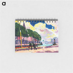 アートメモ帳-On the Banks of the Seine - ヘンリー ライマン サイエン Memo.
