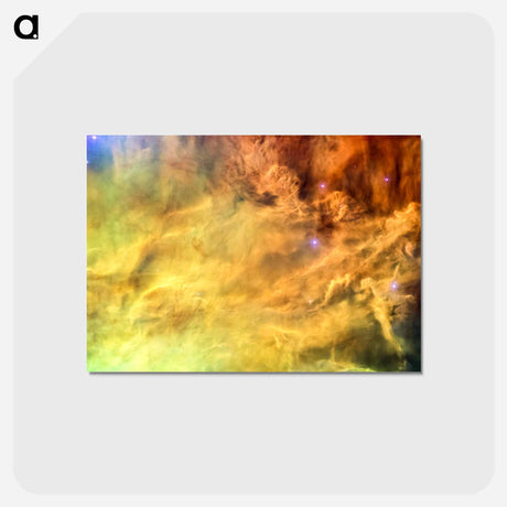 アートポストカード-Lagoon Nebula's Heart
 - ハッブル画像 Postcard.