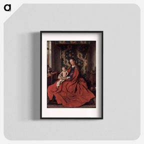 アートポスター-The Ince Hall Madonna (The Virgin and Child Reading) - ヤン ファン エイク Poster.