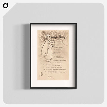 Affiche of solo expositie - Maurice Denis Poster.