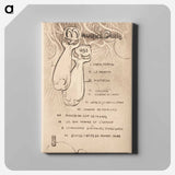 アートパネル-Affiche van de solo-expositie - モーリス ドニ Canvas.