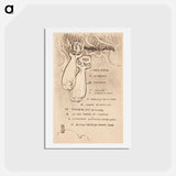 アートポストカード-Affiche van de solo-expositie - モーリス ドニ Postcard.