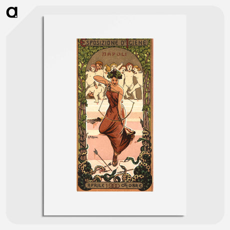アートポスター-Hygiene Exhibition, Naples
 - 国立医学図書館 Poster.