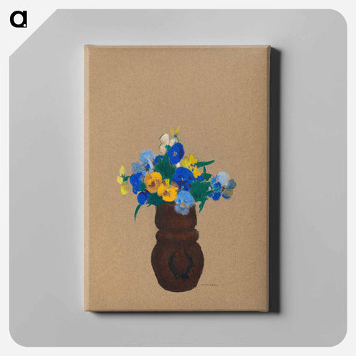 Pansies - オディロン ルドン Canvas.