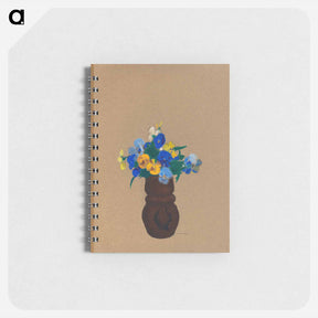 アートメモ帳-Pansies - オディロン ルドン Memo.