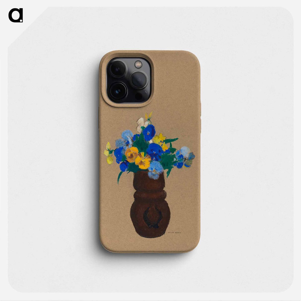 Pansies - Odilon Redon Phone Case.