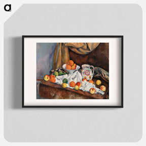 アートポスター-Still Life (Nature morte) - ポール セザンヌ Poster.